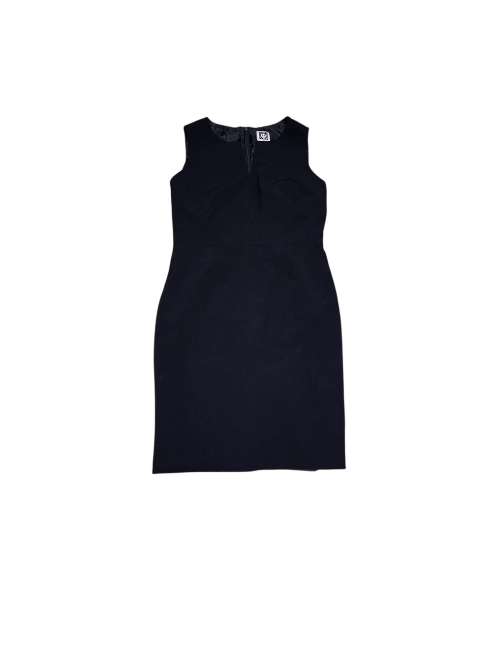 Anne Klein Black Sleeveless Sheath Dress